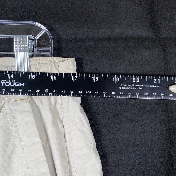 Columbia Mens Shorts Tan 100% Nylon Field Gear Pockets Medium - Picture 5 of 14